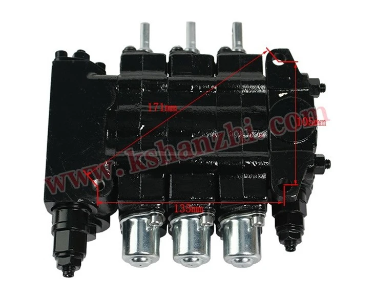 Forklift Parts 410105-01009 Multi-way Valve For Daewoo Forklift (CDB3-F15HX2-03)